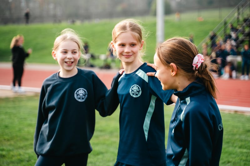 Queen's College, London pupils in a sports lesson